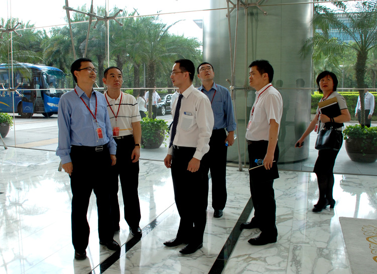 考察我司华为项目部