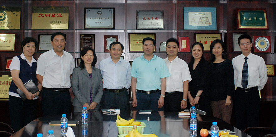 振业物业与天安物业来我司交流指导